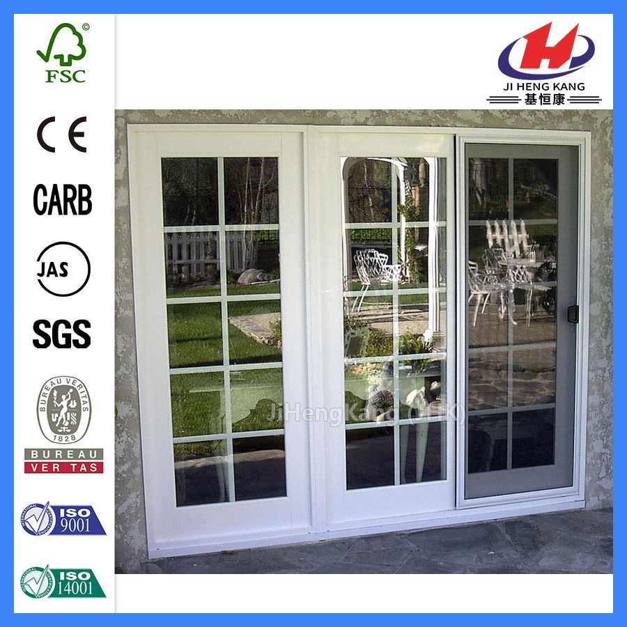 Modern Best Interior Indoor Glass Sliding French Door (JHK-G22)
